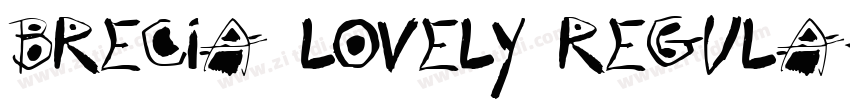 BRECIA LOVELY REGULA字体转换